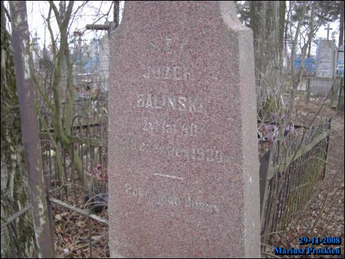 - cemetery Old Catholic. 