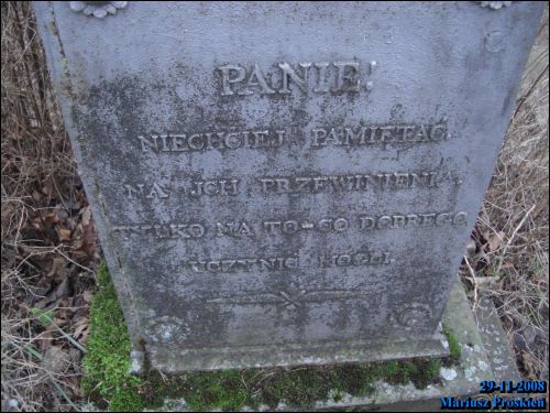  - cemetery Old Catholic. 