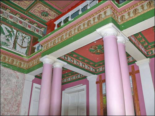 Żylicze (Dobośnia) |  Pałac (wnętrze). Hall, fragment