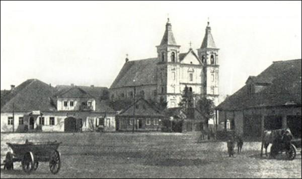 Kleck. Catholic church and Monastery of Dominican