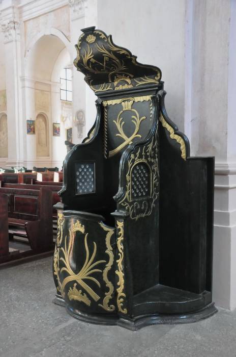 Budsłaŭ. Catholic church of the Assumption of the Blessed Virgin Mary Interior