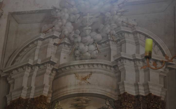 Budsłaŭ. Catholic church of the Assumption of the Blessed Virgin Mary Interior