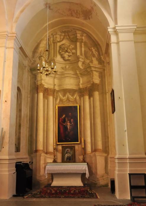 Budsłaŭ. Catholic church of the Assumption of the Blessed Virgin Mary Interior