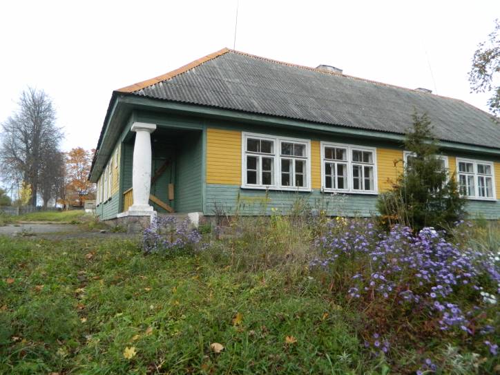  -  The school building. 