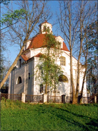  - Kościół M.B. Szkaplerznej i klasztor Karmelitów. Część ołtarzowa i fasada boczna