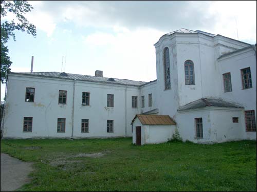 Niasviž. Catholic church and Convent of Benedictine