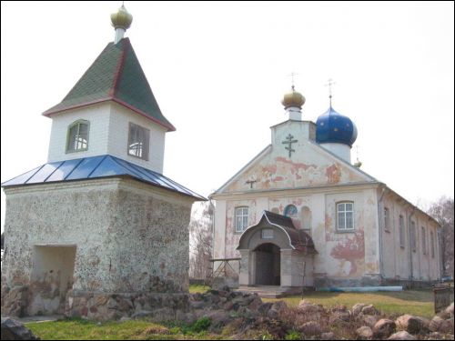 Sałtanaŭščyna.  Orthodox church of the Holy Trinity