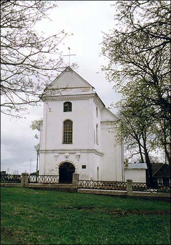 Zamość |  Kościół Św. Barbary. Kościół Św. Barbary w Zamościu, fasada główna