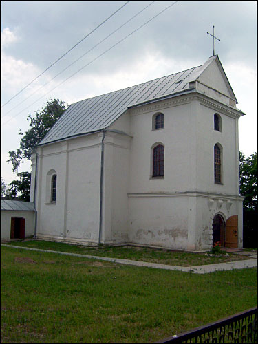 Zamoscie. Catholic church of St. Barbara
