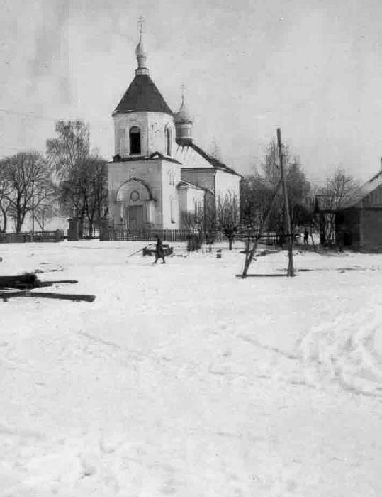 Нароч. Царква прарока Іллі.<br>Фота невядомага нямецкага салдата ў час 1-ай Сусветнай вайны.<br>www.szukamypolski.com/strona/foto_gap/2240 Нарач. Царква Святога прарока Іллі