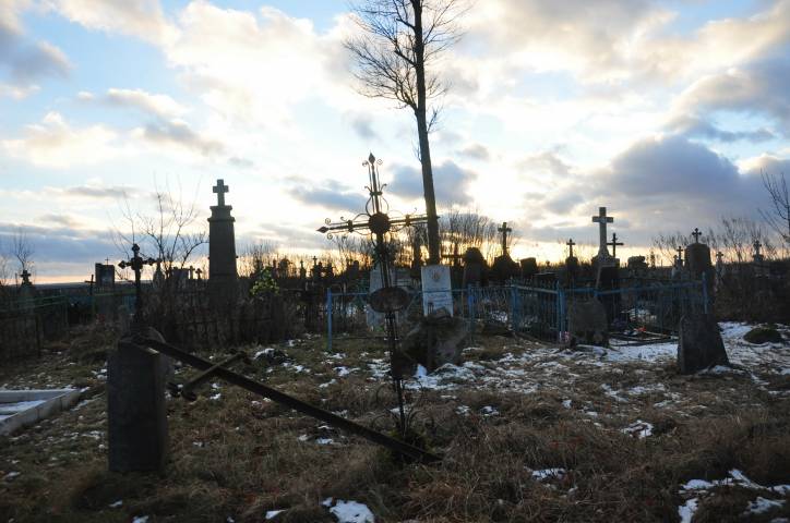 Оборок (Полочаны). Кладбище старое католическое