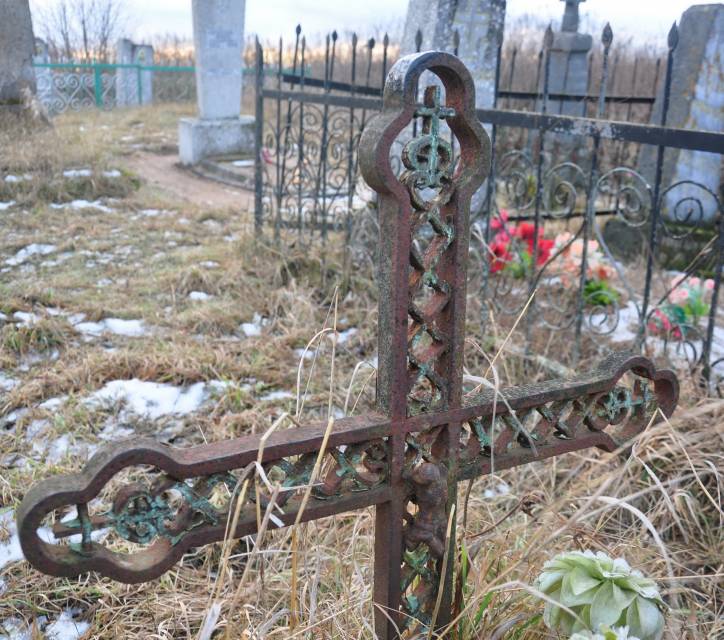 Оборок (Полочаны). Кладбище старое католическое