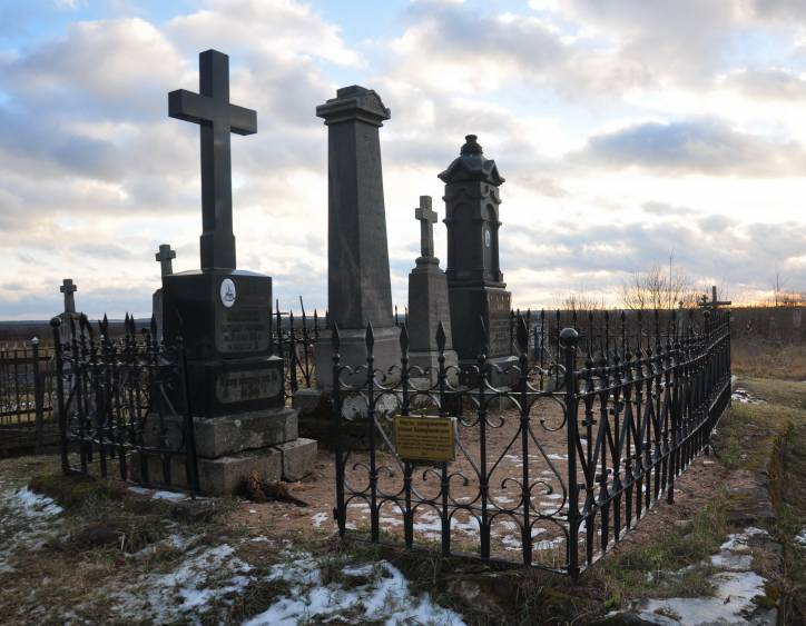 Оборок (Полочаны). Кладбище старое католическое