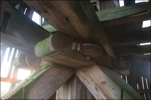  - Wind-mill . Wind-mill wheels. Fragment