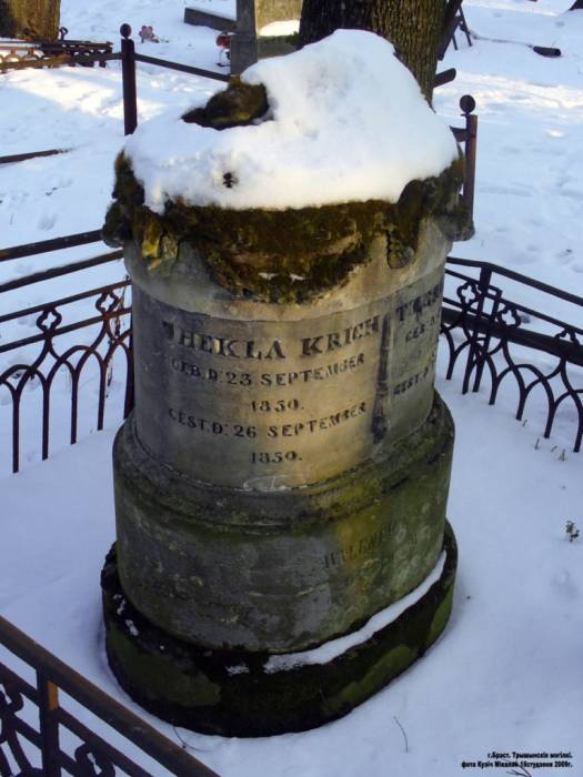 Brześć Litewski. Cmentarz Tryszyński