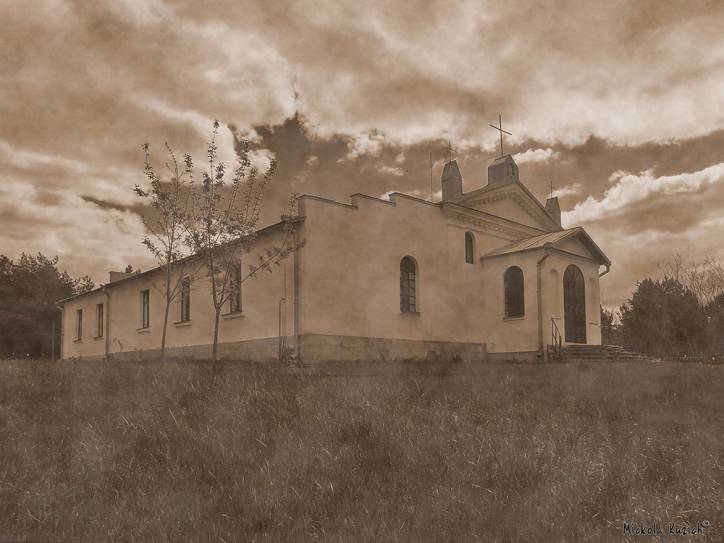 Damačava. Catholic church of the Immaculate Conception of Blessed Virgin Mary
