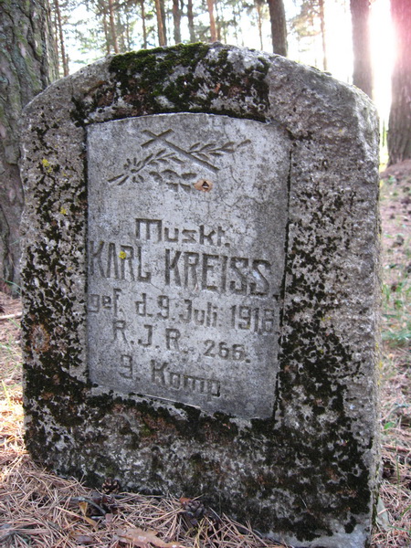 Prońki. Soldierly (WWI) Cemetery 