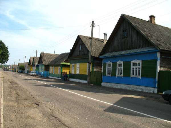 Uzda. Ulice miasteczka 