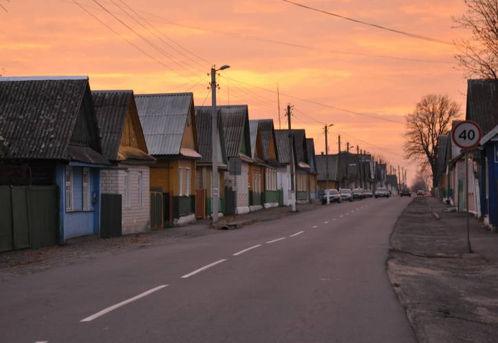 Uzda. Ulice miasteczka 