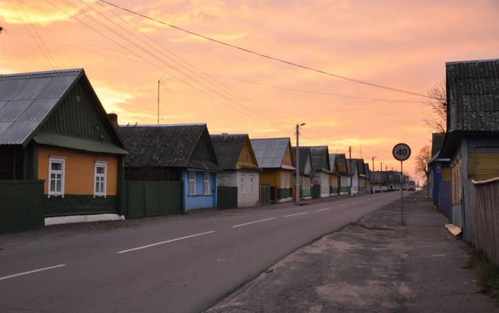 Uzda. Ulice miasteczka 