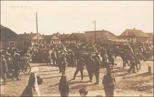 Snoŭ. Old photos of the township 