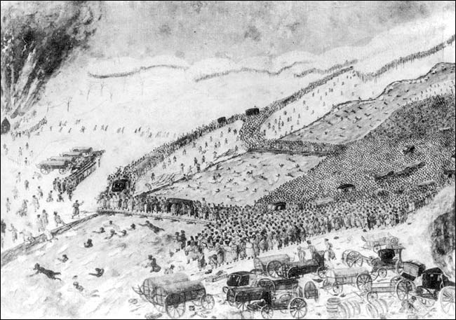  -  Бтіва на Бярэзіне. Пераправа арміі Напалеона цераз Бярэзіну