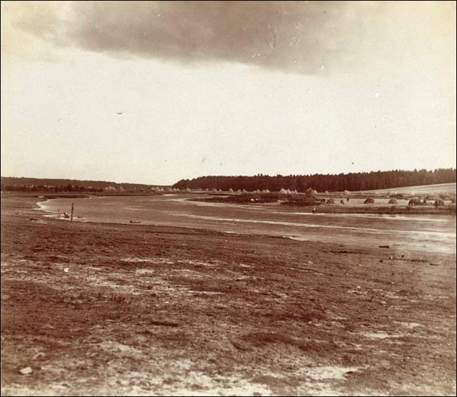  -  Бтіва на Бярэзіне. Месца пераправы Напалеона і боя пры Бярэзіне (здымак С. Пракудзіна-Горскага, 1911)