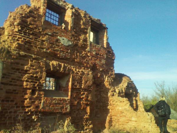 Barysaŭ.  Ruins of the prison