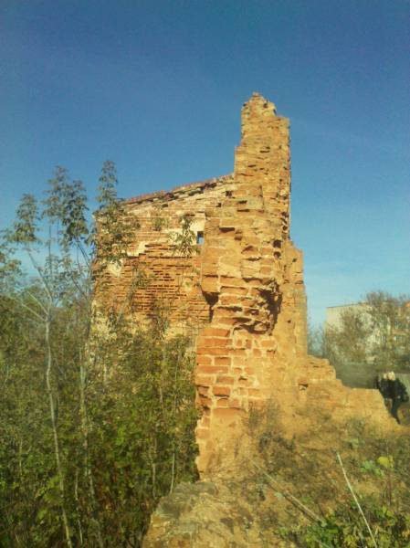 Barysaŭ.  Ruins of the prison