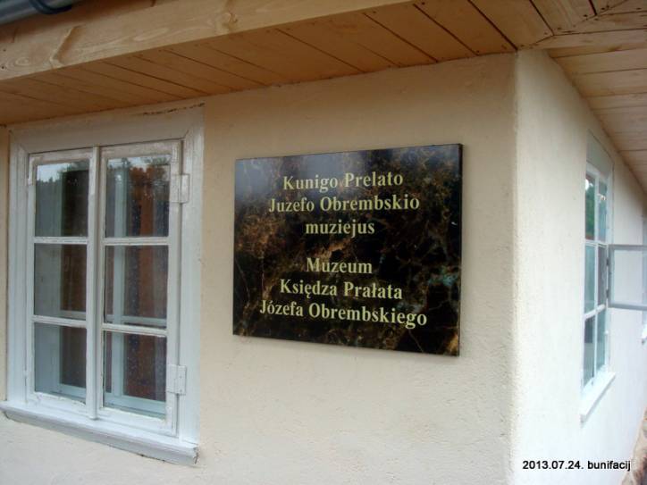 Maišiagala. Museum of priest Józef Obrembski