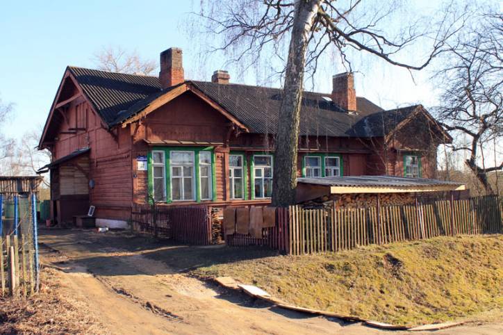 Połack. Historical buildings vul. Čyhunačnaja