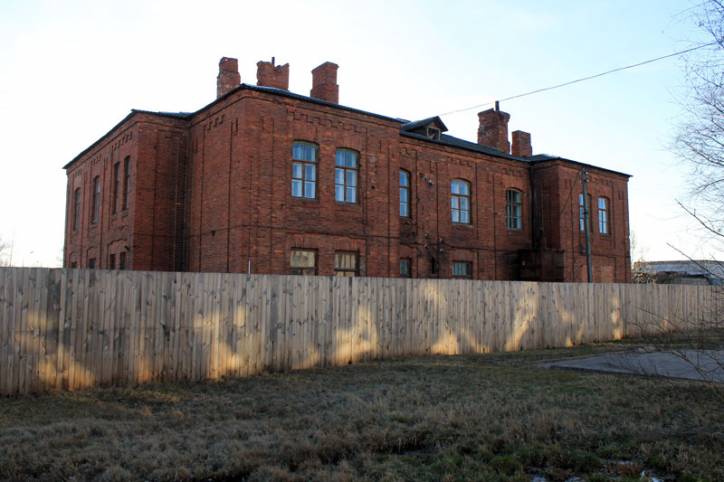 Połack. Historical buildings vul. Čyhunačnaja