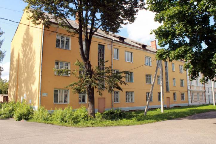  - Гістарычная забудова Кастрычніцкага праезду. Кастрычніцкі праезд 3, будынак 30-х гадоў.