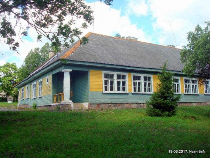  -  The school building. 