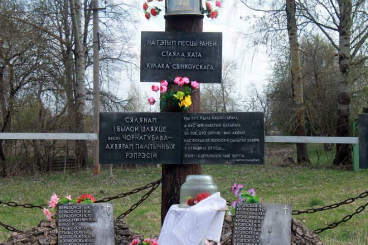  -  Memorial to villagers, victims of repression. 