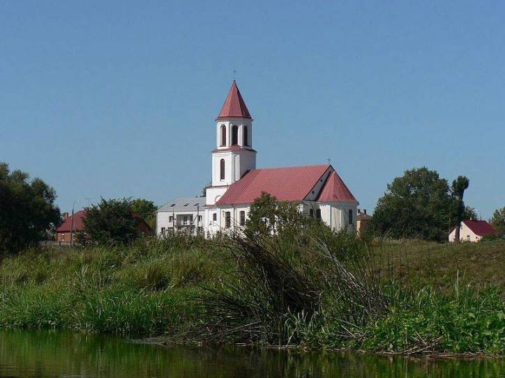 Suraż. Catholic church of the Corpus Christi