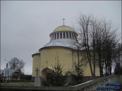 Jałówka. Orthodox church of the Exaltation of the Holy Cross
