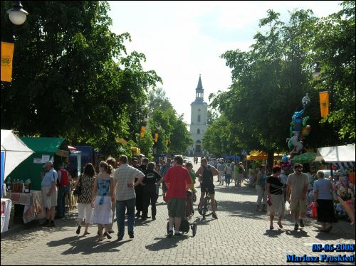 Supraśl. Town streets 