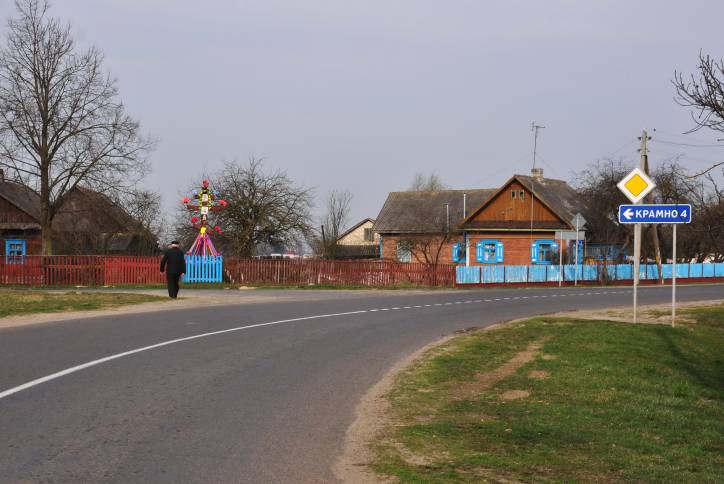 Biezdziež. In the village 