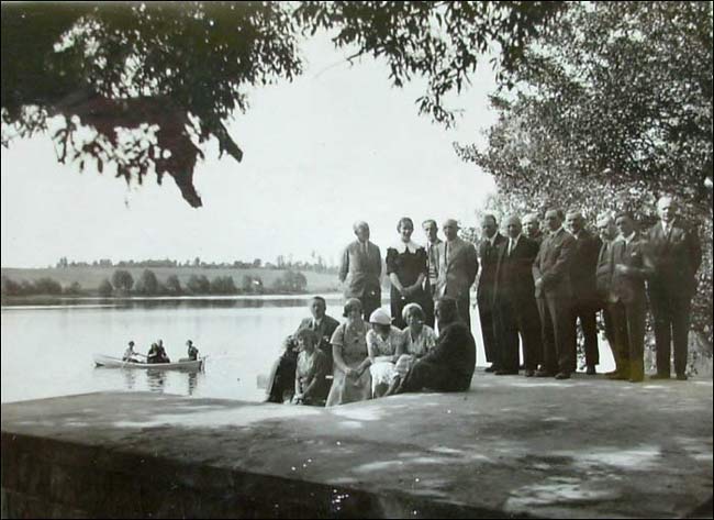  - Old photos of the township . Teachers of the school of agriculture in Opsa. Photo 1930th