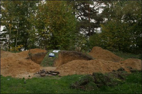 Biruli.  Burial-mounds