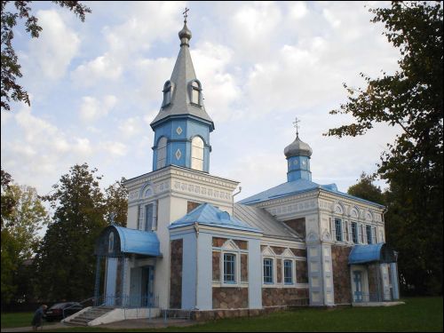 Dokšycy. Orthodox church of the Protection of the Holy Virgin
