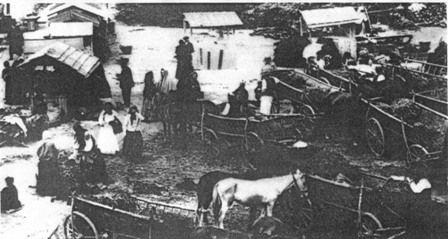  - Город на старых фотографиях . Погляд на Рынкавы пляц з касьцёльнай брамы