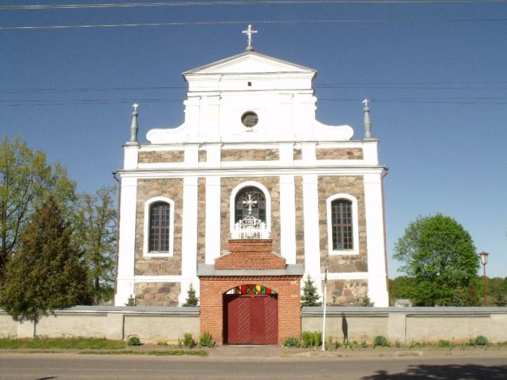Catholic church of St. John the Baptist .   - Catholic church of St. John the Baptist.