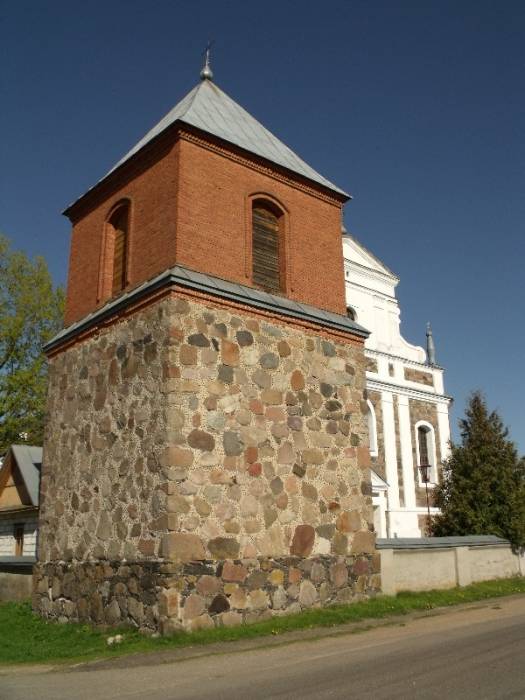 Catholic church of St. John the Baptist .   - Catholic church of St. John the Baptist.