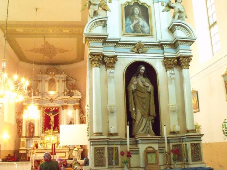 Catholic church of St. John the Baptist .   - Catholic church of St. John the Baptist.