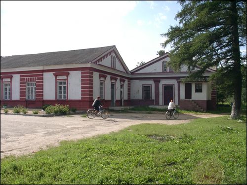 The manor house. Fragment Aziarcy. Manor of Oskierko