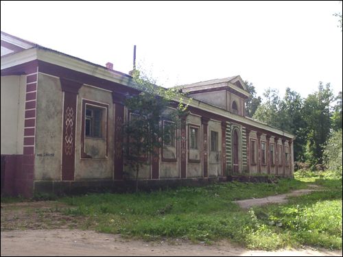 The manor house. Fragment Aziarcy. Manor of Oskierko