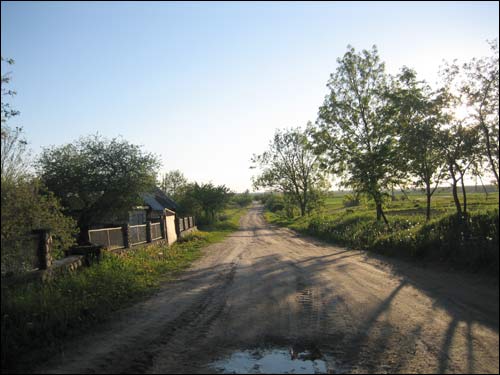  - Краявіды . Дарога з вёскі