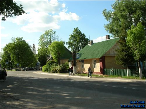 Hłybokaje. Town streets